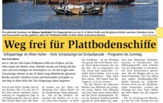 Nordseezeitung vom 18.08.2018